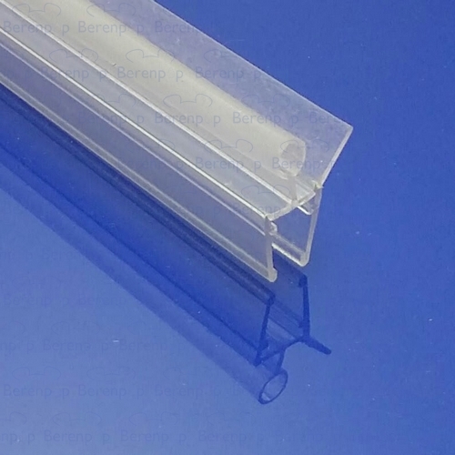 Afbeelding 3 Exa-Lent Universal monsterstukje doucherubber type DS13 - 2cm lengte en geschikt voor glasdikte 5mm - 1 flapje 1 rondje