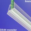 Exa-Lent Universal monsterstukje doucherubber type DS44 - 2cm lengte en geschikt voor glasdikte 6mm - afdichtingsprofiel
