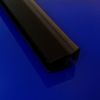 Exa-Lent Universal DS672006 mat zwart doucheprofiel magneet recht (per stuk) 200cm 6mm
