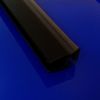 Exa-Lent Universal DS672006 mat zwart doucheprofiel magneet recht (set van 2 stuks) 200cm 6mm