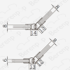 San4U Sealday SD055 magneetstrippenset 135 graden, 200cm, 6-8mm