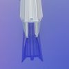 Exa-Lent Universal DS441006 helder afdichtingsprofiel 100cm - 6mm