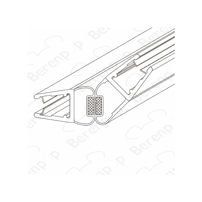 San4U Sealday SD055 magneetstrippenset 135 graden, 200cm, 6-8mm