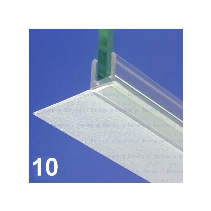 Exa-Lent Universal DS101005 - G05013100 helder doucheprofiel 1 flap horizontaal 100cm - 5mm