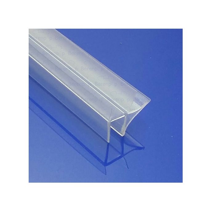 San4U ProfileDay monsterstukje doucherubber type DS12 - 2cm lengte en geschikt voor glasdikte 8mm - 3 flapjes