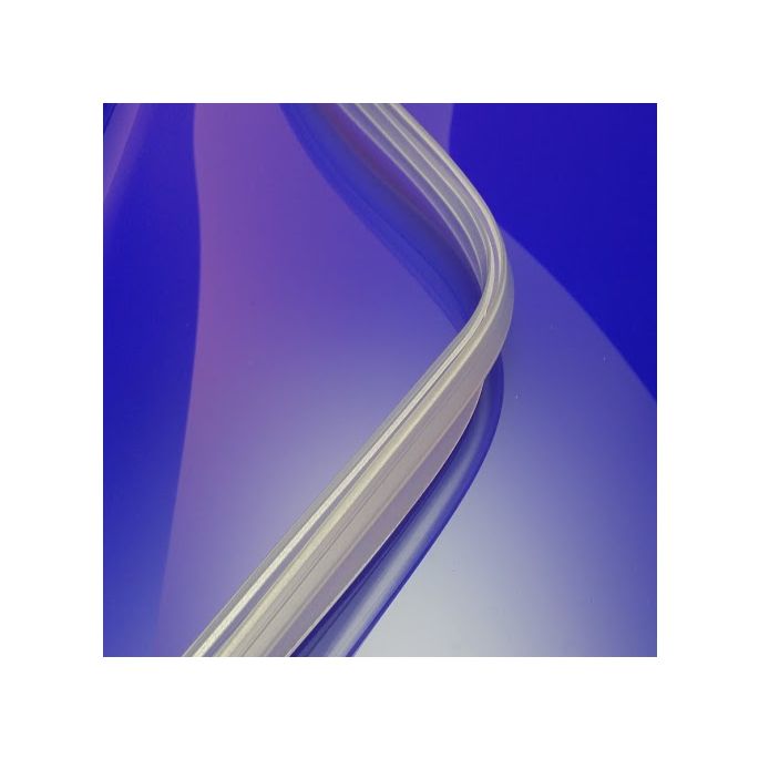 Exa-Lent Universal DS431006 gehoekt helder doucheprofiel 1 flap 100cm - 6mm