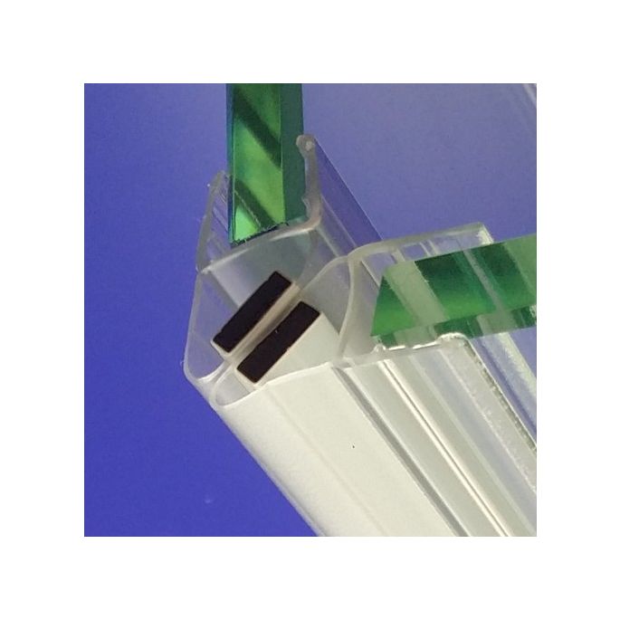Exa-Lent Universal DS242008 helder doucheprofiel magneet 45 graden (set van 2 stuks) 200cm 8mm