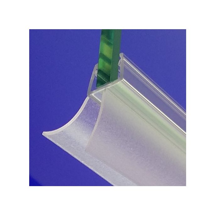 Exa-Lent Universal DS2710010 helder doucheprofiel 2 lange flapjes 100cm - 10mm