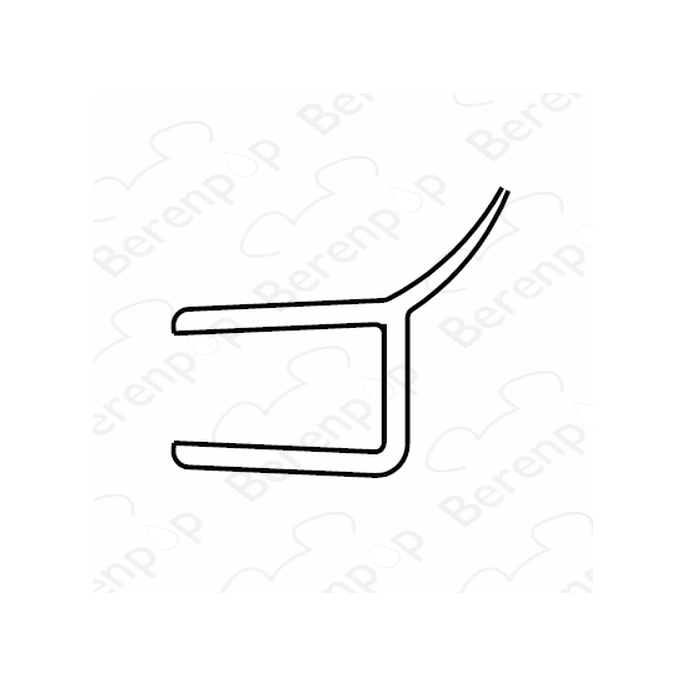 San4U Sealday SD035 wandafdichtprofiel met zachte lip, 200cm, 6-8mm *niet meer leverbaar*