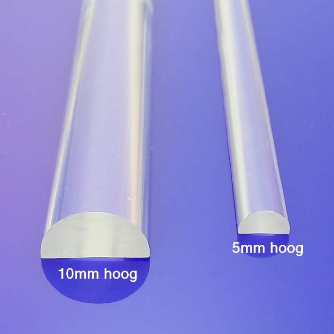 Exa-Lent Universal DS57100 dorpelprofiel 100cm, 5mm hoog, met plakstrip, transparant