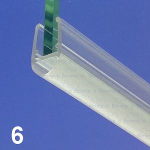 Exa-Lent Universal DS062006 - G06057005200 helder doucheprofiel 1 balgje van 5mm (bolletje) 200cm - 6mm