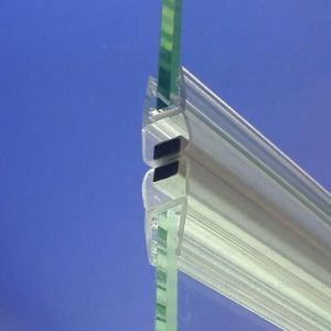 Exa-Lent Universal DS182004 - M04111200 helder doucheprofiel magneet recht (set van 2 stuks) 200cm 4mm