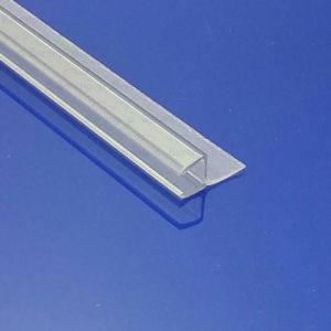 Exa-Lent Universal monsterstukje doucherubber type DS30 - 2cm lengte en geschikt voor glasdikte 6mm - 1 flap (van 11mm)