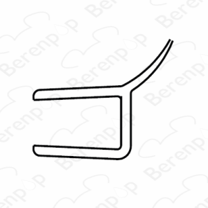 San4U Sealday SD035 wandafdichtprofiel met zachte lip, 200cm, 6-8mm *niet meer leverbaar*