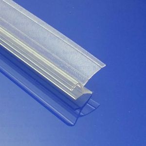 San4U ProfileDay monsterstukje doucherubber type DS34 - 2cm lengte en geschikt voor glasdikte 8mm - 2 flapjes