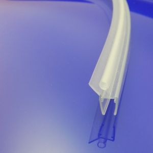 Exa-Lent Universal DS131008 kwartrond helder doucheprofiel 1 flapje 1 rondje 100cm - 8mm