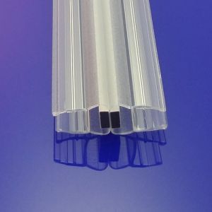 Exa-Lent Universal DS2220010 helder doucheprofiel magneet recht (set van 2 stuks) 200cm 10mm