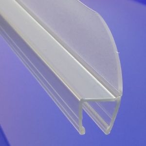 Exa-Lent Universal monsterstukje doucherubber type DS28 - 2cm lengte en geschikt voor glasdikte 10mm - 1 flap