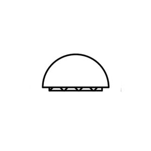 Exa-Lent Universal DS57200 dorpelprofiel 200cm, 5mm hoog, met plakstrip, transparant